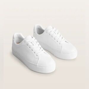 Boden Leather Flatform Sneakers